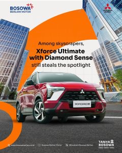 Even among the skyline, Xforce Ultimate With Diamond Sense steals the show. Bold Looks, smart Moves- all eyes Locked on you. 👀 Promo Mitsubishi XForce Kendari2 + Kolaka Dp Mulai 15 jutaan* #Mitsubishi #XforceUltimate